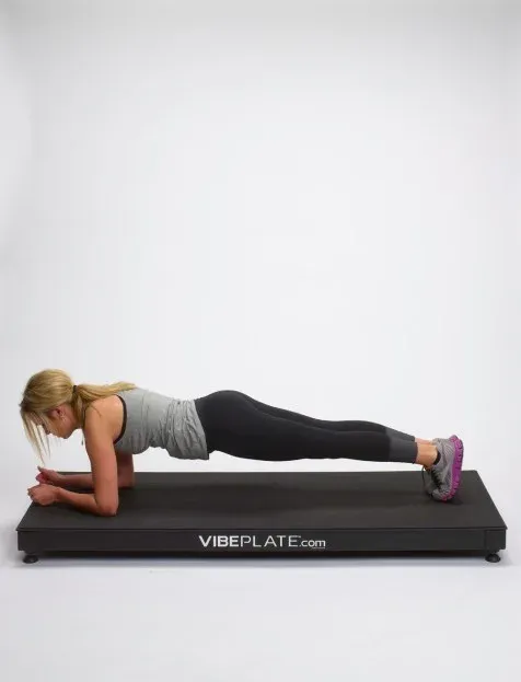 Plank on a VibePlate whole-body vibration platform